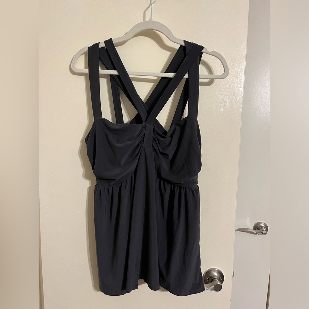 NWT Torrid Plus Size 0 Strappy Sexy Crisscross Babydoll Top